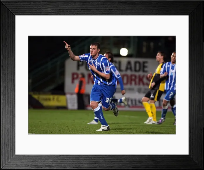 Framed Print : Chris Wood of Brighton & Hove Albion FC Framed Print : Chris Wood of Brighton & Hove Albion FC