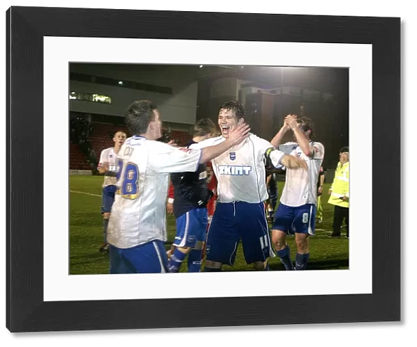 Dean Cox & Dean Hammond celebrate Albions win