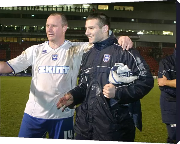 Guy Butters & John Sullivan celebrate Albions win