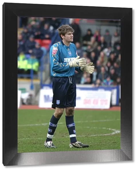 Scott Flinders: Goalkeeper in Action for Brighton and Hove Albion FC
