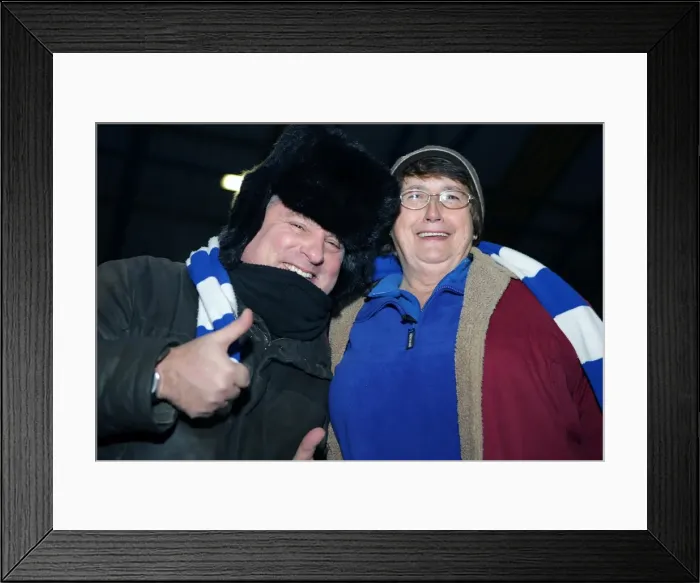 Framed Print : Brighton & Hove Albion FC: Fans in Full Force at the FCUM FA Cup Replay - December 2010 Framed Print : Brighton & Hove Albion FC: Fans in Full Force at the FCUM FA Cup Replay - December 2010