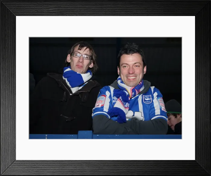 Framed Print : Fans at the FCUM F. A Cup Replay - December 2010 Framed Print : Fans at the FCUM F. A Cup Replay - December 2010