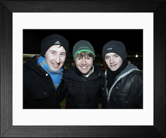 Framed Print : Brighton & Hove Albion FC: Unwavering Fan Support at the FCUM FA Cup Replay (December 2010)