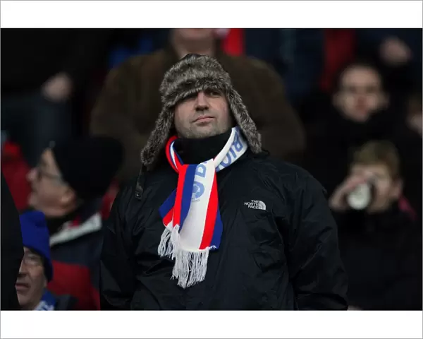 A fan at Huddersfield Town, December 2010