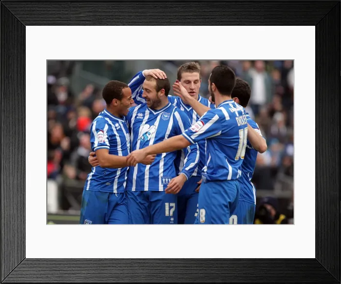 Framed Print : Brighton & Hove Albion: 2010-11 Home Season - Leyton Orient Match Framed Print : Brighton & Hove Albion: 2010-11 Home Season - Leyton Orient Match