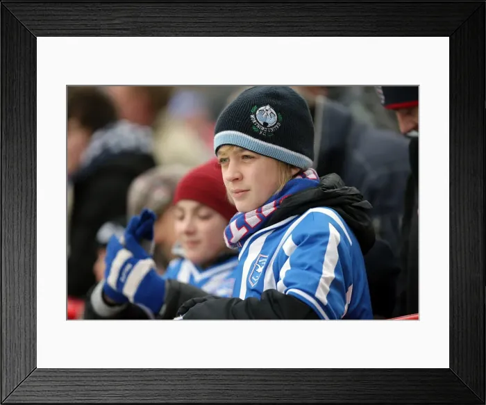 Framed Print : Young Seagulls Excitement: A Sea of Faces at Exeter City, January 2011 Framed Print : Young Seagulls Excitement: A Sea of Faces at Exeter City, January 2011