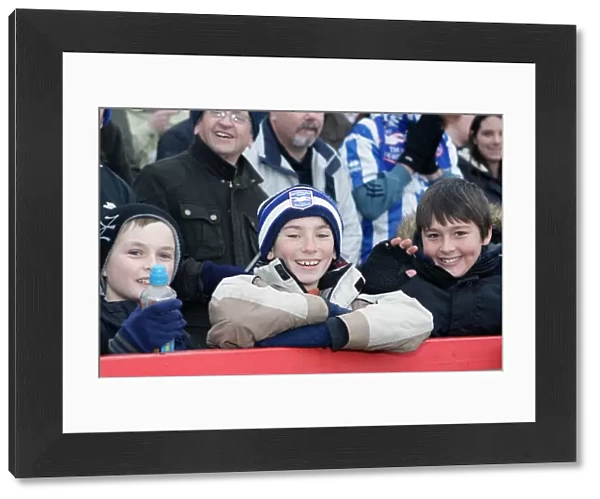 Young fans at Exeter City, January 2011