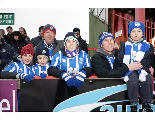 Brighton and Hove Albion FC: The Passionate Fans at Exeter City, January 2011