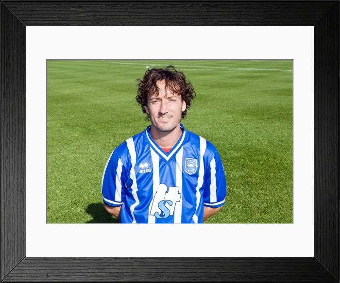Framed Print : Mauricio Taricco: Brighton & Hove Albion's Defensive Maestro
