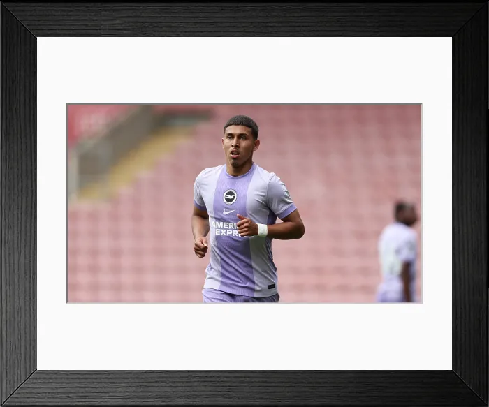Framed Print : Southampton v Brighton and Hove Albion Pre Season Friendly 02AUG25