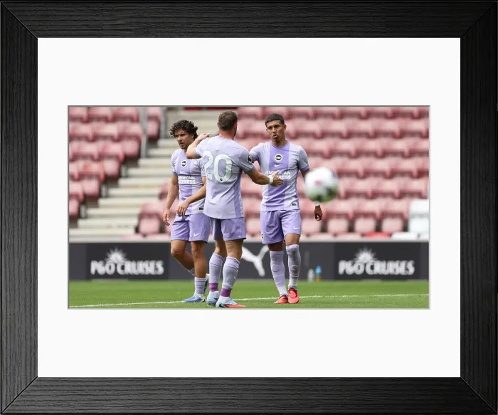 Framed Print : Southampton v Brighton and Hove Albion Pre Season Friendly 02AUG25