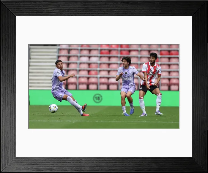 Framed Print : Southampton v Brighton and Hove Albion Pre Season Friendly 02AUG25