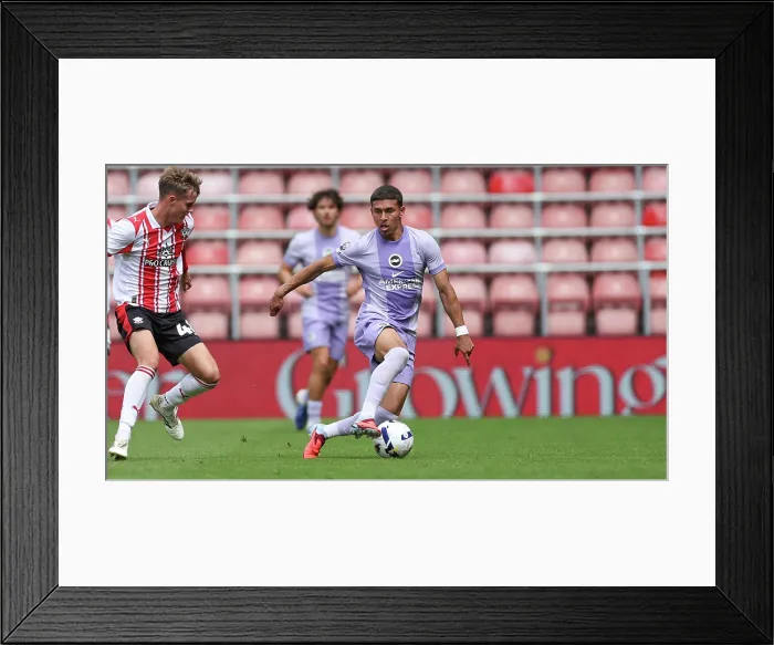 Framed Print : Southampton v Brighton and Hove Albion Pre Season Friendly 02AUG25
