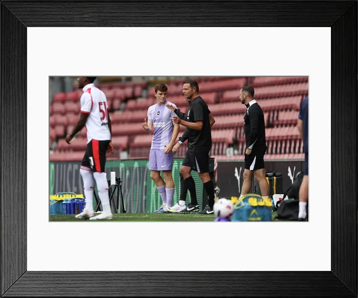 Framed Print : Southampton v Brighton and Hove Albion Pre Season Friendly 02AUG25 Framed Print : Southampton v Brighton and Hove Albion Pre Season Friendly 02AUG25