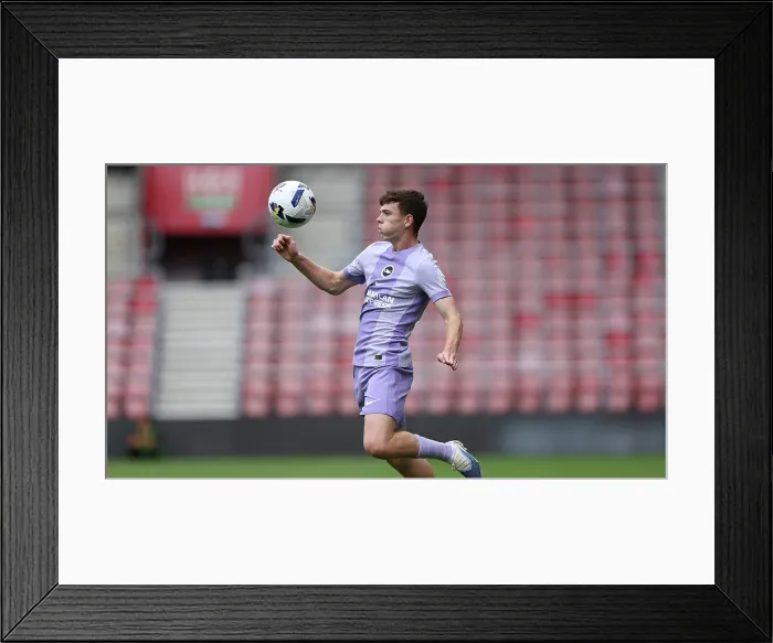 Framed Print : Southampton v Brighton and Hove Albion Pre Season Friendly 02AUG25