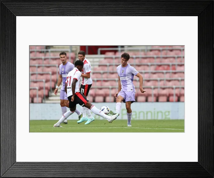 Framed Print : Southampton v Brighton and Hove Albion Pre Season Friendly 02AUG25