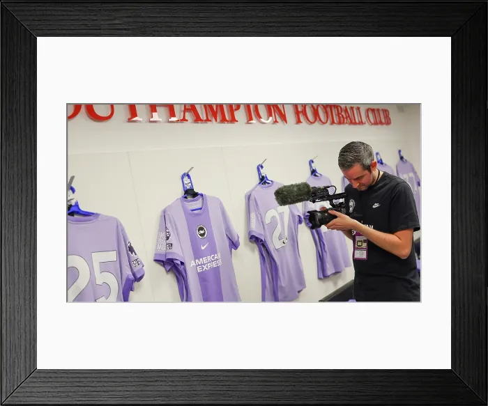 Framed Print : Southampton v Brighton and Hove Albion Pre Season Friendly 02AUG25 Framed Print : Southampton v Brighton and Hove Albion Pre Season Friendly 02AUG25