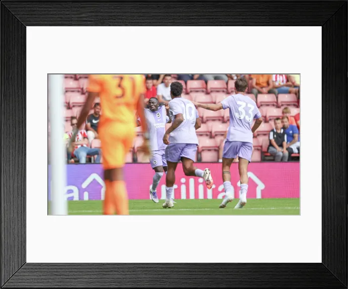 Framed Print : Southampton v Brighton and Hove Albion Pre Season Friendly 02AUG25 Framed Print : Southampton v Brighton and Hove Albion Pre Season Friendly 02AUG25
