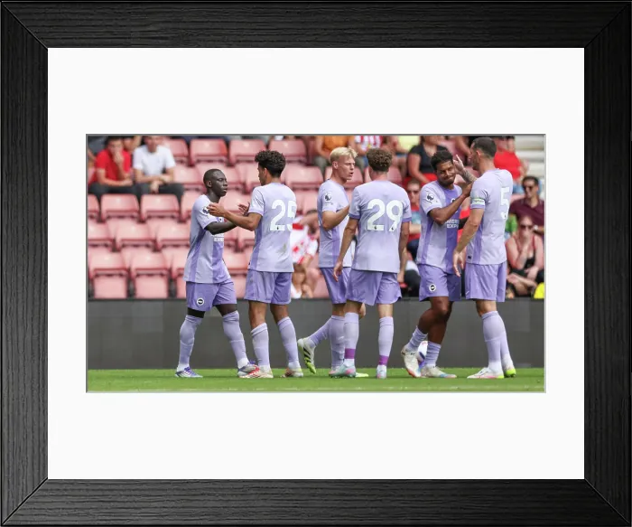 Framed Print : Southampton v Brighton and Hove Albion Pre Season Friendly 02AUG25 Framed Print : Southampton v Brighton and Hove Albion Pre Season Friendly 02AUG25