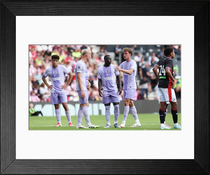 Framed Print : Southampton v Brighton and Hove Albion Pre Season Friendly 02AUG25 Framed Print : Southampton v Brighton and Hove Albion Pre Season Friendly 02AUG25