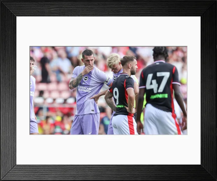 Framed Print : Southampton v Brighton and Hove Albion Pre Season Friendly 02AUG25 Framed Print : Southampton v Brighton and Hove Albion Pre Season Friendly 02AUG25
