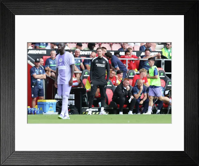 Framed Print : Southampton v Brighton and Hove Albion Pre Season Friendly 02AUG25 Framed Print : Southampton v Brighton and Hove Albion Pre Season Friendly 02AUG25