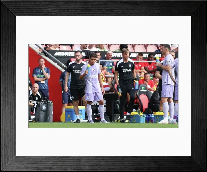 Framed Print : Southampton v Brighton and Hove Albion Pre Season Friendly 02AUG25 Framed Print : Southampton v Brighton and Hove Albion Pre Season Friendly 02AUG25