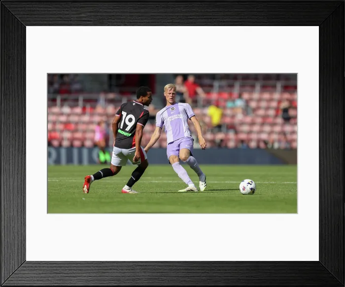 Framed Print : Southampton v Brighton and Hove Albion Pre Season Friendly 02AUG25 Framed Print : Southampton v Brighton and Hove Albion Pre Season Friendly 02AUG25