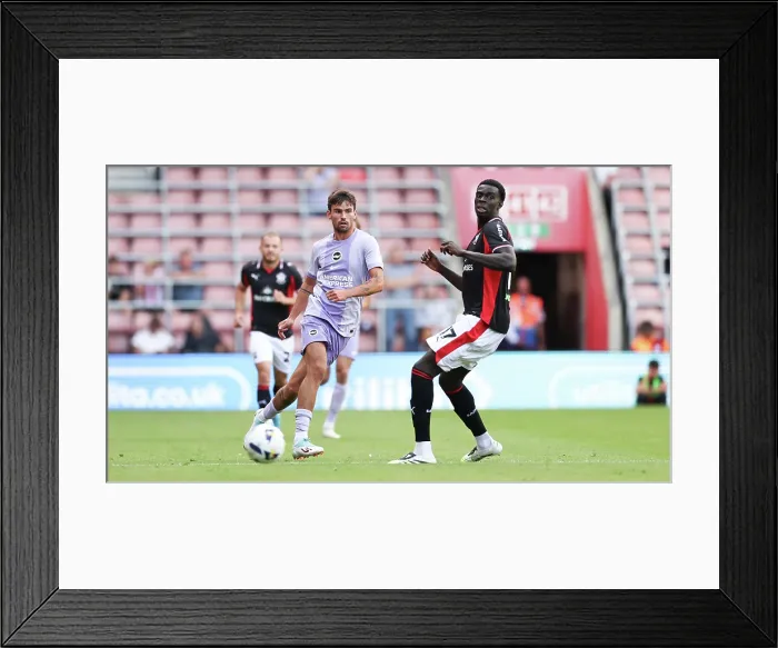 Framed Print : Southampton v Brighton and Hove Albion Pre Season Friendly 02AUG25 Framed Print : Southampton v Brighton and Hove Albion Pre Season Friendly 02AUG25