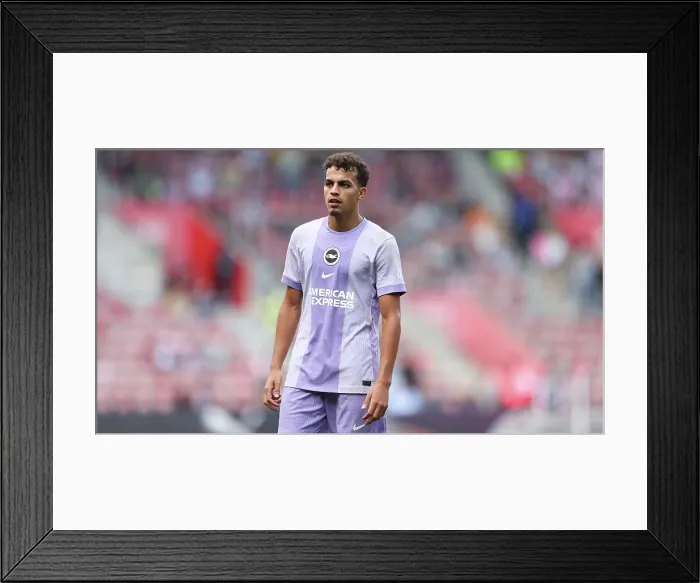 Framed Print : Southampton v Brighton and Hove Albion Pre Season Friendly 02AUG25
