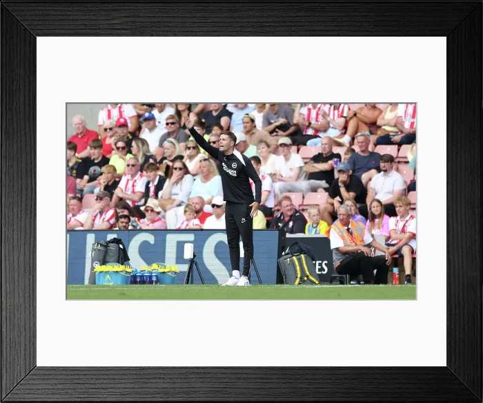 Framed Print : Southampton v Brighton and Hove Albion Pre Season Friendly 02AUG25 Framed Print : Southampton v Brighton and Hove Albion Pre Season Friendly 02AUG25