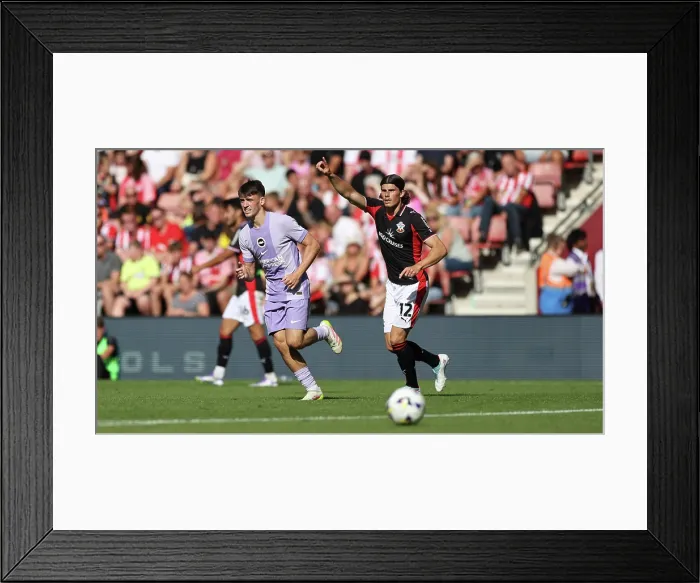 Framed Print : Southampton v Brighton and Hove Albion Pre Season Friendly 02AUG25