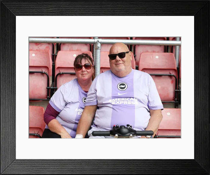 Framed Print : Southampton v Brighton and Hove Albion Pre Season Friendly 02AUG25