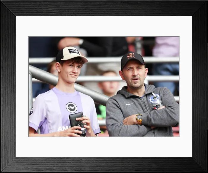 Framed Print : Southampton v Brighton and Hove Albion Pre Season Friendly 02AUG25 Framed Print : Southampton v Brighton and Hove Albion Pre Season Friendly 02AUG25