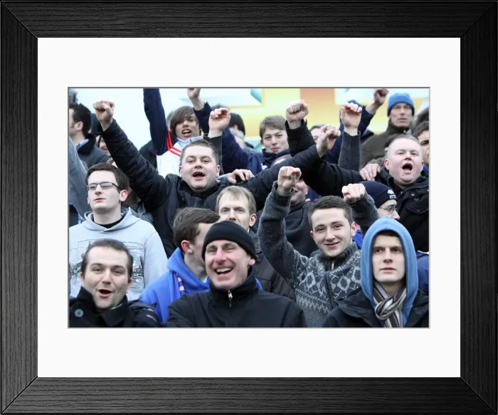 Framed Print : Fans at AFC Bournemouth January 2011 Framed Print : Fans at AFC Bournemouth January 2011