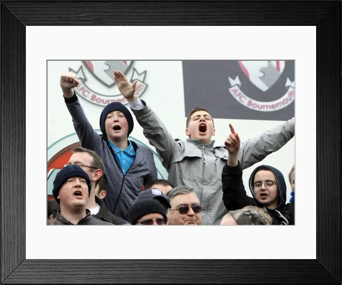 Framed Print : Brighton & Hove Albion FC: Passionate Support at AFC Bournemouth (January 2011) Framed Print : Brighton & Hove Albion FC: Passionate Support at AFC Bournemouth (January 2011)