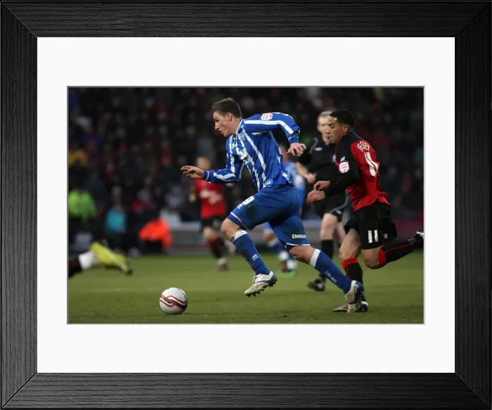 Framed Print : Brighton & Hove Albion vs. AFC Bournemouth: 2010-11 Away Game Framed Print : Brighton & Hove Albion vs. AFC Bournemouth: 2010-11 Away Game