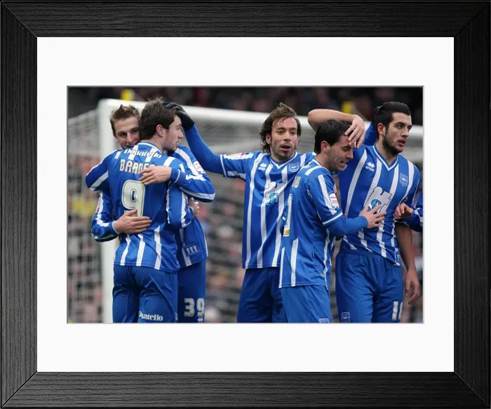 Framed Print : Brighton & Hove Albion Away at Watford (FAC) - 2010-11 Season Framed Print : Brighton & Hove Albion Away at Watford (FAC) - 2010-11 Season