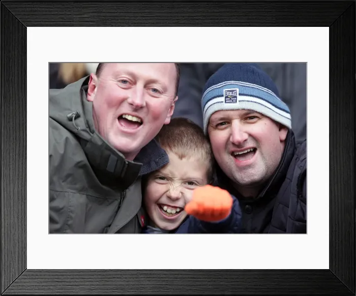 Framed Print : Sea of Supporters: Brighton & Hove Albion vs Watford in the FA Cup, January 2011 Framed Print : Sea of Supporters: Brighton & Hove Albion vs Watford in the FA Cup, January 2011