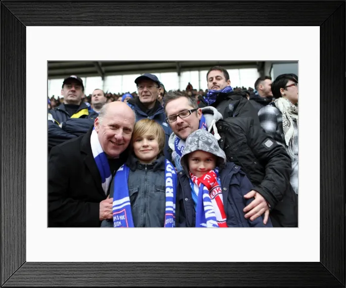 Framed Print : Brighton & Hove Albion FA Cup Fans at Stoke City, 5th Round, February 2011 Framed Print : Brighton & Hove Albion FA Cup Fans at Stoke City, 5th Round, February 2011