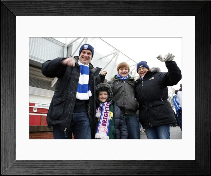 Framed Print : Brighton & Hove Albion vs Stoke City (FA Cup) - Away Game (2010-11 Season) Framed Print : Brighton & Hove Albion vs Stoke City (FA Cup) - Away Game (2010-11 Season)