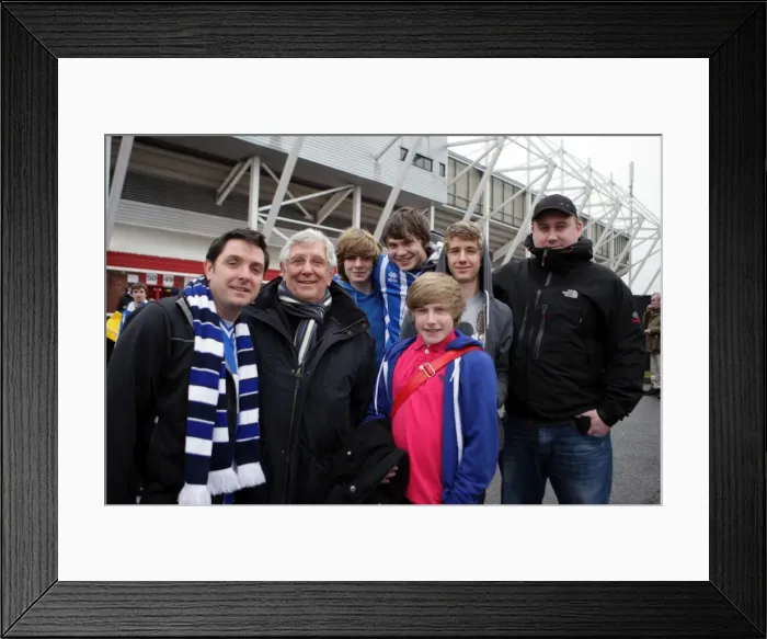 Framed Print : Brighton & Hove Albion vs Stoke City (FA Cup) - Away Game (2010-11 Season)