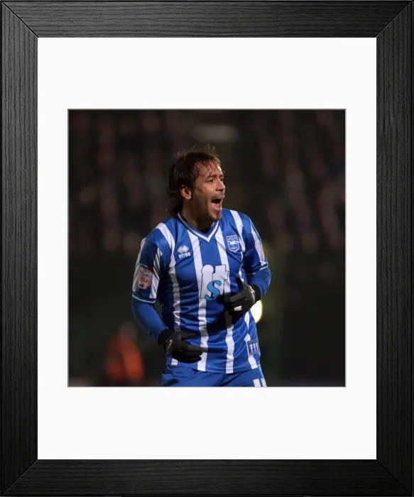 Framed Print : Inigo Calderon: A Star Player of Brighton and Hove Albion FC Framed Print : Inigo Calderon: A Star Player of Brighton and Hove Albion FC