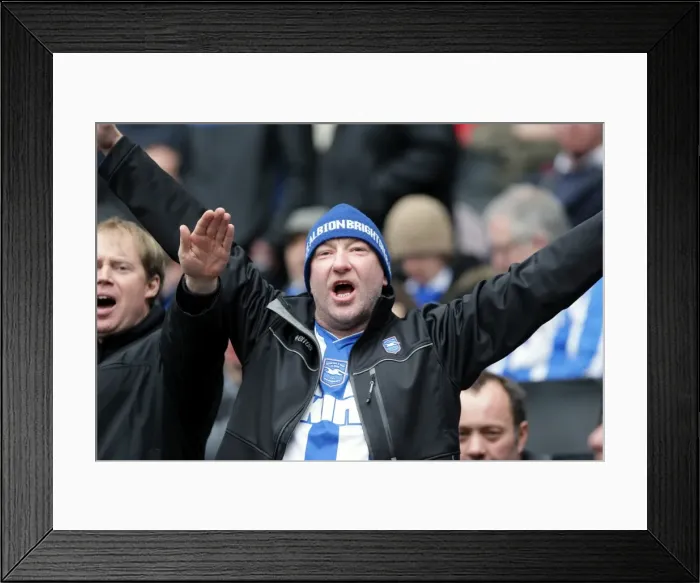 Framed Print : Brighton & Hove Albion Away at MK Dons: 2010-11 Season Framed Print : Brighton & Hove Albion Away at MK Dons: 2010-11 Season
