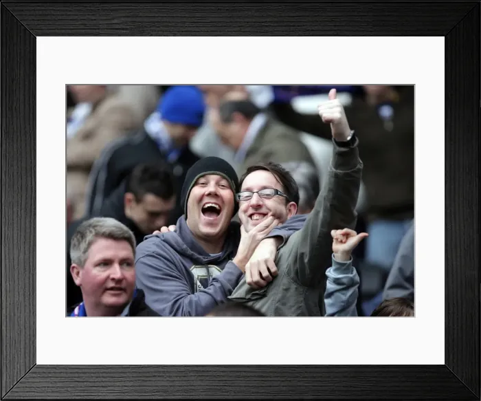 Framed Print : Brighton & Hove Albion 2010-11 Away: MK Dons - A Past Season Game Framed Print : Brighton & Hove Albion 2010-11 Away: MK Dons - A Past Season Game
