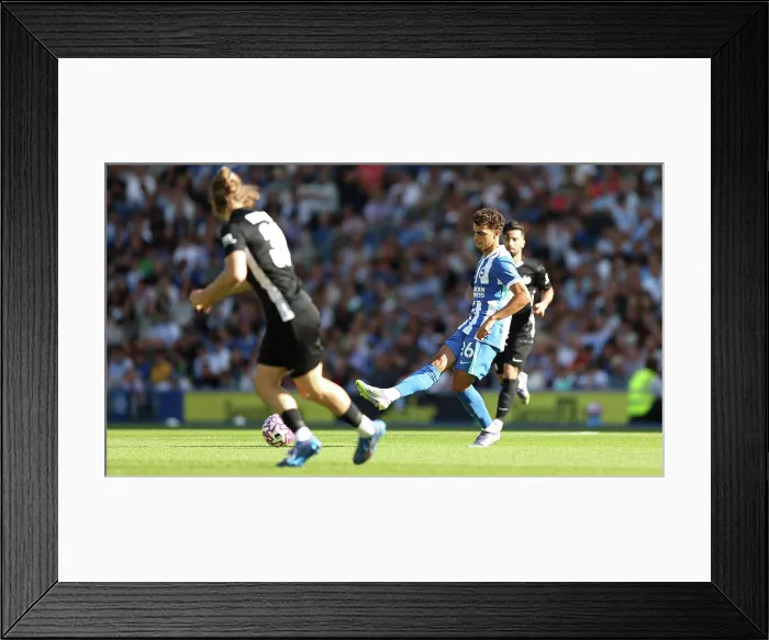 Framed Print : Brighton and Hove Albion v Wolfsburg Pre-Season Friendly 09AUG25