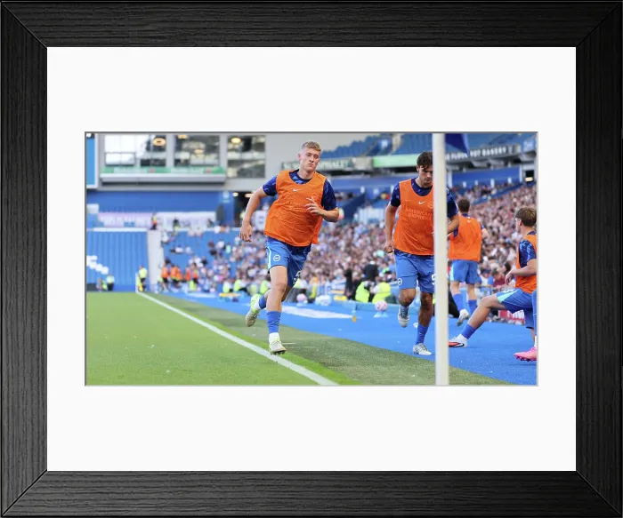 Framed Print : Brighton and Hove Albion v Wolfsburg Pre-Season Friendly 09AUG25 Framed Print : Brighton and Hove Albion v Wolfsburg Pre-Season Friendly 09AUG25