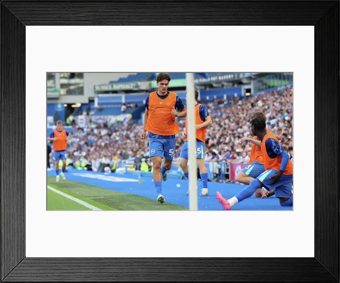 Framed Print : Brighton and Hove Albion v Wolfsburg Pre-Season Friendly 09AUG25 Framed Print : Brighton and Hove Albion v Wolfsburg Pre-Season Friendly 09AUG25