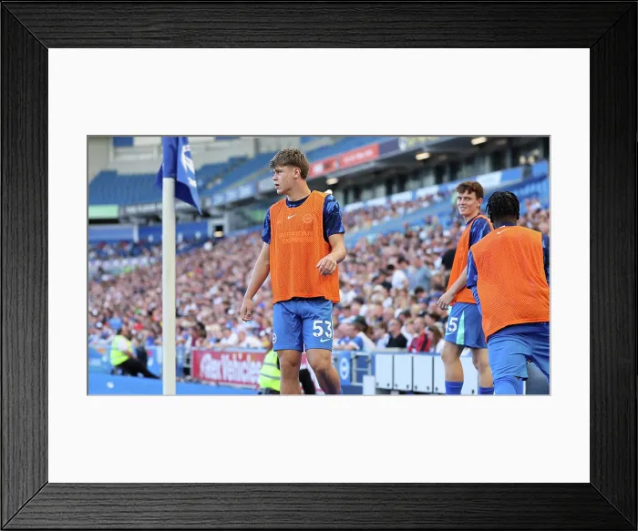 Framed Print : Brighton and Hove Albion v Wolfsburg Pre-Season Friendly 09AUG25 Framed Print : Brighton and Hove Albion v Wolfsburg Pre-Season Friendly 09AUG25