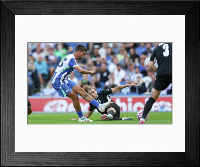 Framed Print : Brighton and Hove Albion v Wolfsburg Pre-Season Friendly 09AUG25 Framed Print : Brighton and Hove Albion v Wolfsburg Pre-Season Friendly 09AUG25